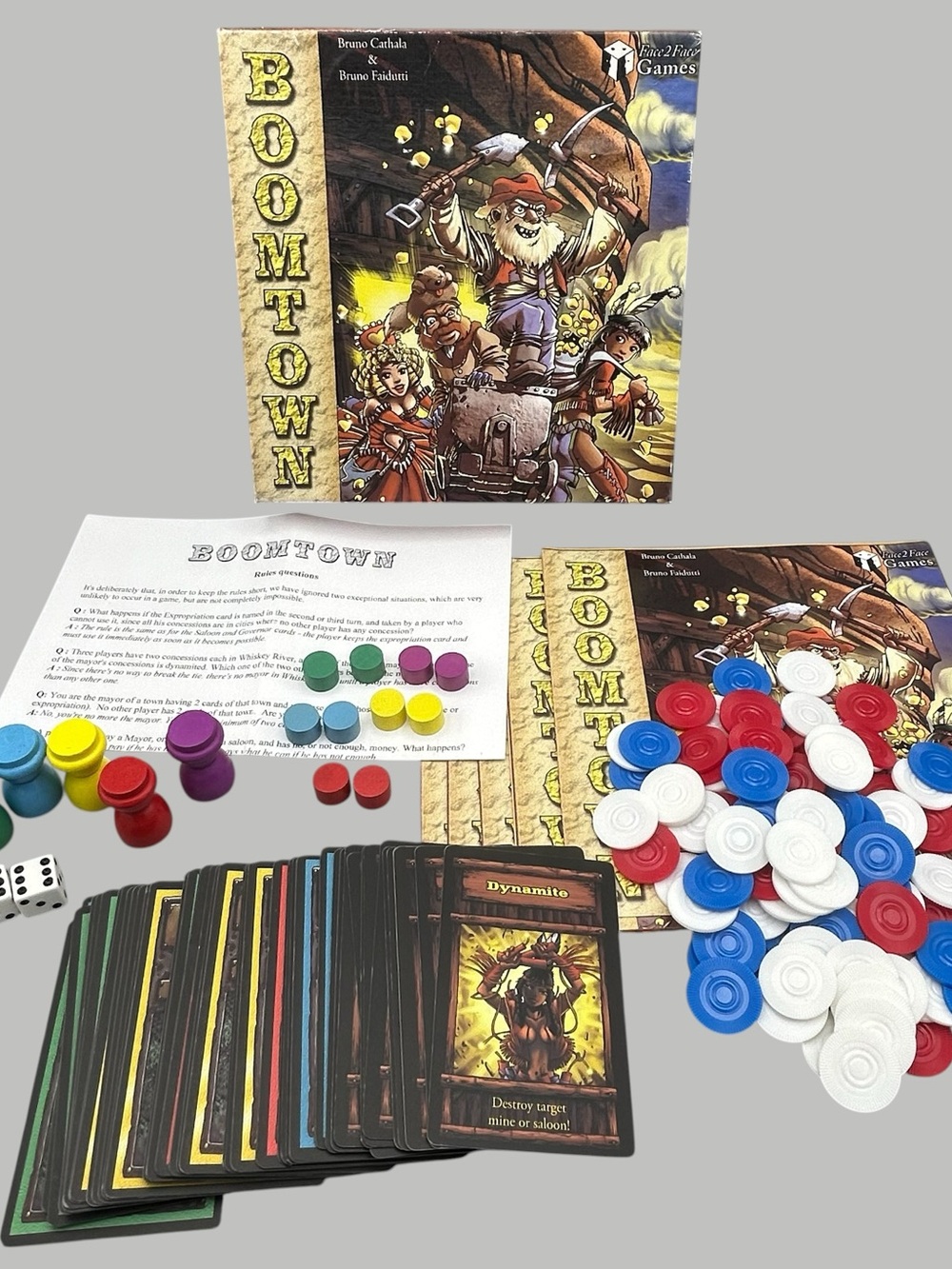Boomtown Board Game - Used - Complete